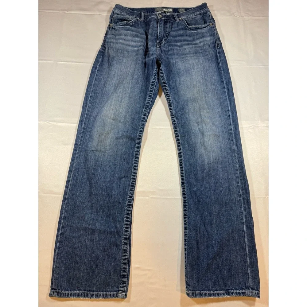 BKE Tyler Straight Men's Blue Jeans 34L